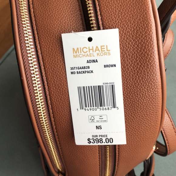 Micheal Kors brown backpack